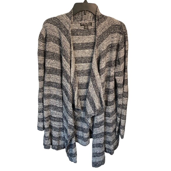 Barefoot Dreams Bamboo Chic Lite‎ L/XL Striped Cardigan - Picture 1 of 4